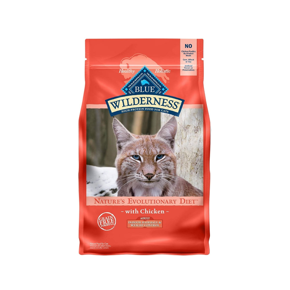 Blue wilderness indoor shop hairball and weight control