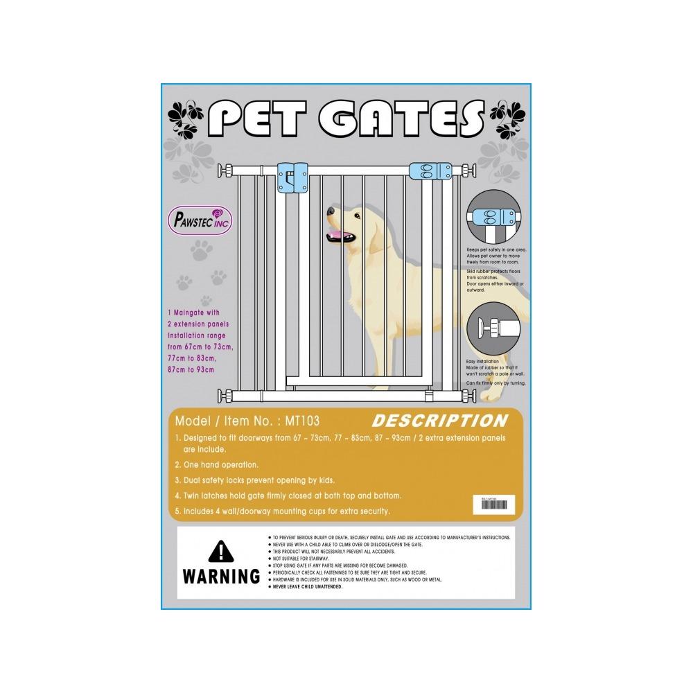 Extending pet outlet gate