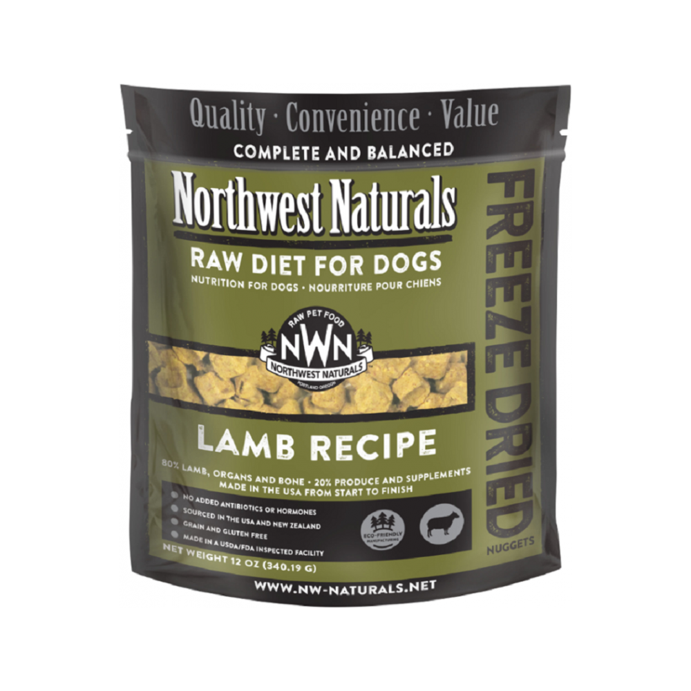 Freeze Dried Lamb Nuggets Complete Dog Food