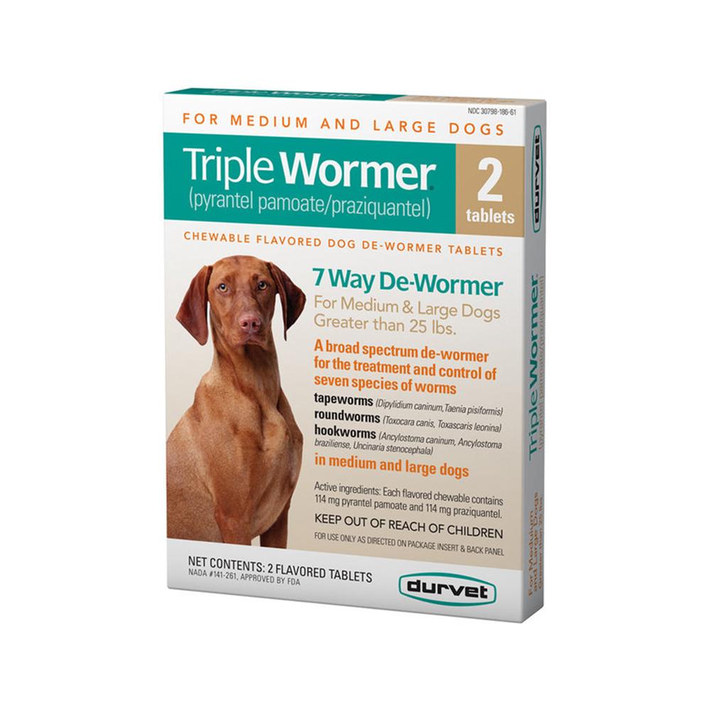 Triple Wormer for Medium & Large Dogs | Whiskers N Paws