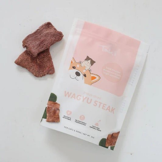 Freeze Dried Wagyu Steak Treats for Dogs and Cats