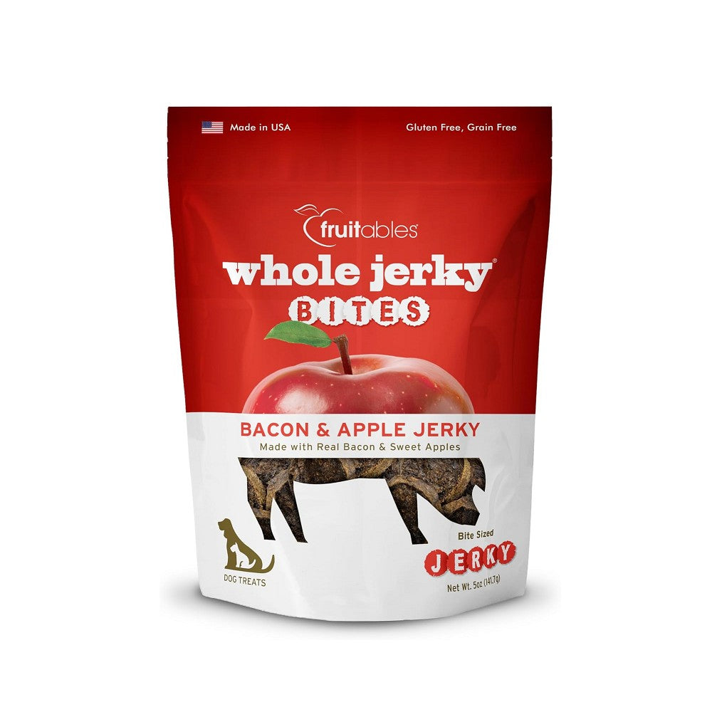 Bacon & Apple Whole Jerky Bites Dog Treats