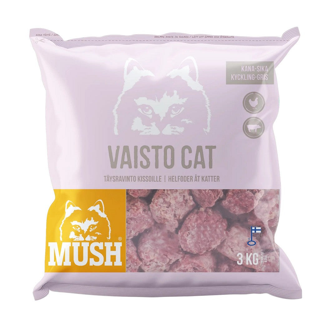 Frozen Vaisto Pink Pork & Chicken Raw Cat Food