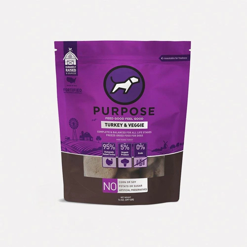 Single Protein Turkey & Veggie Freeze Dried Dog Food