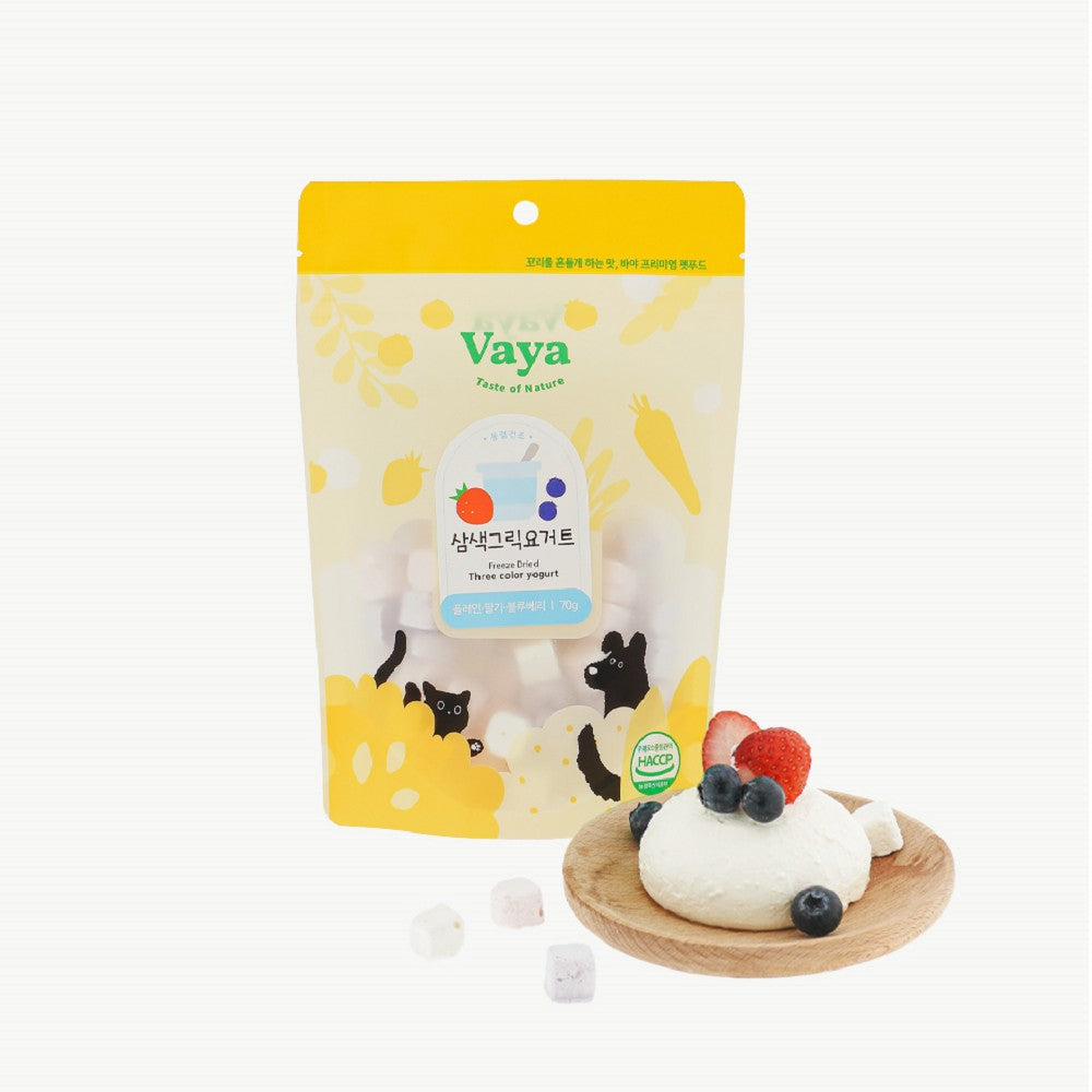 Freeze Dried Three Colour Yogurt Dog Treats