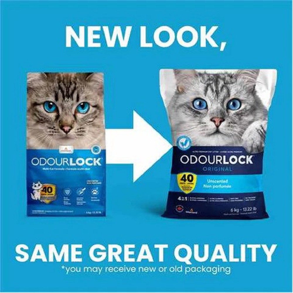 OdourLock Unscented Ultra Odour Control Cat Litter