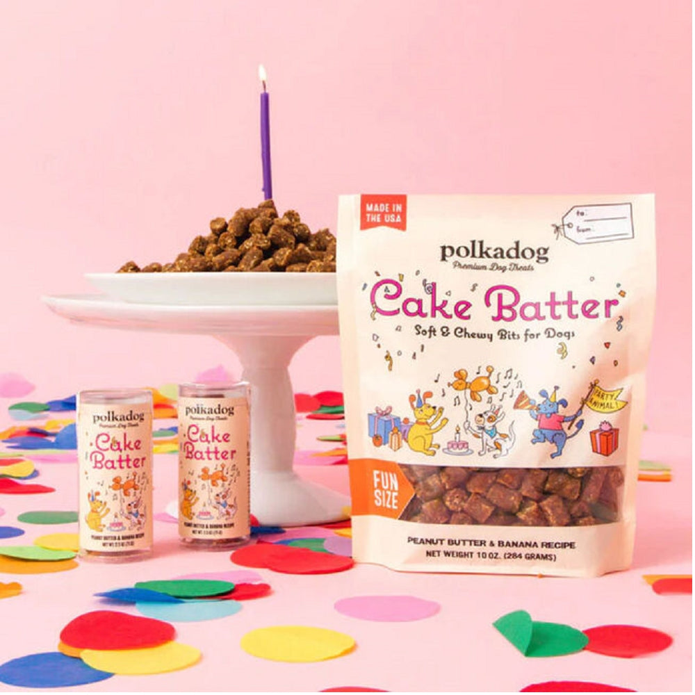 Cake Batter Peanut Butter and Banana Training Dog Treats