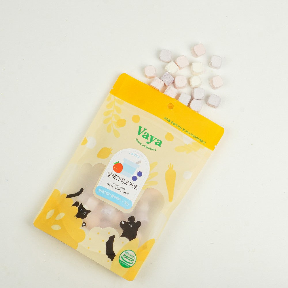 Freeze Dried Three Colour Yogurt Dog Treats