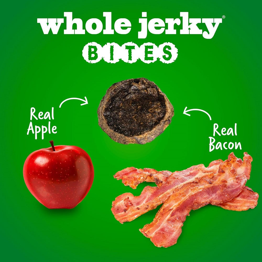 Bacon & Apple Whole Jerky Bites Dog Treats