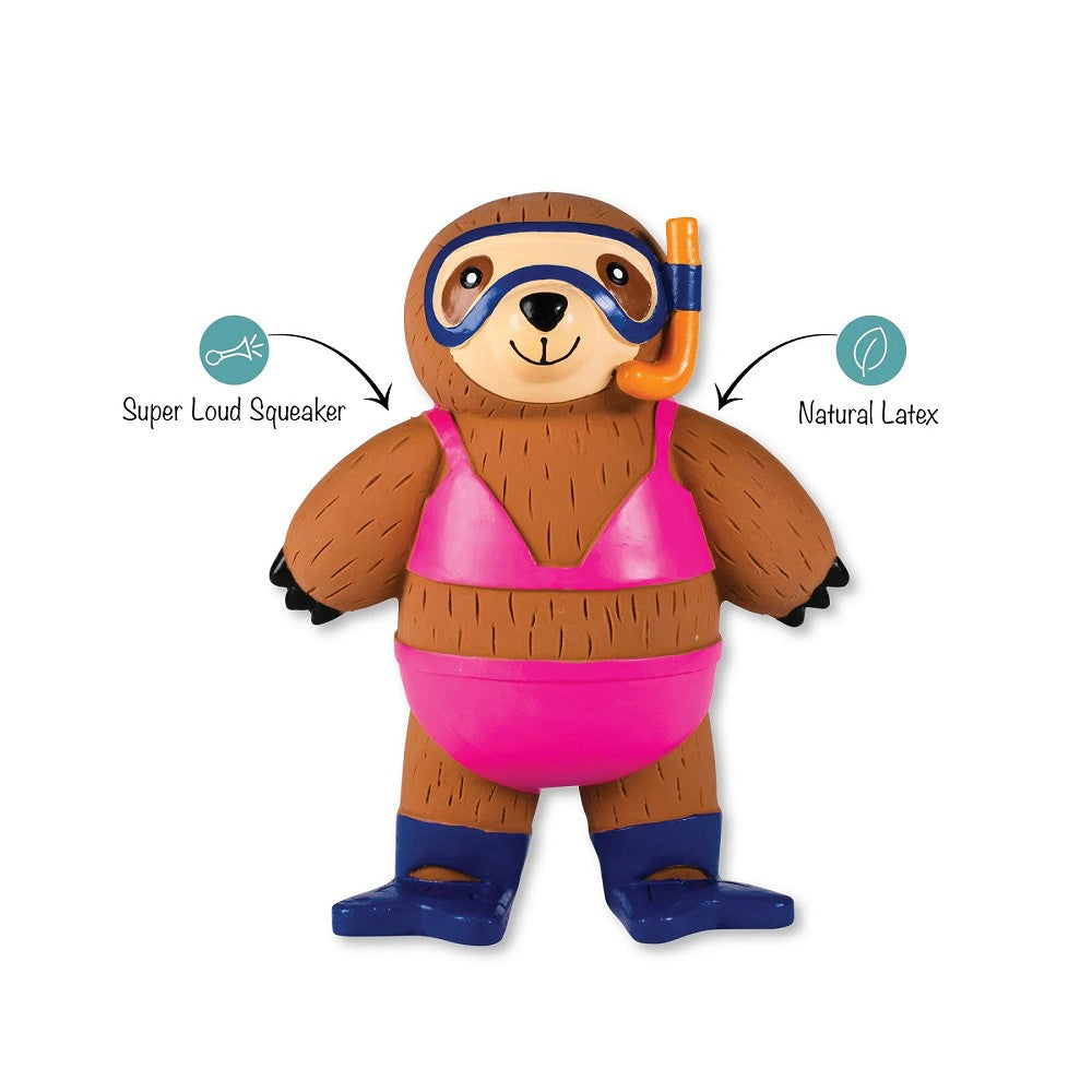 Snorkel Sam Dog Latex Toy