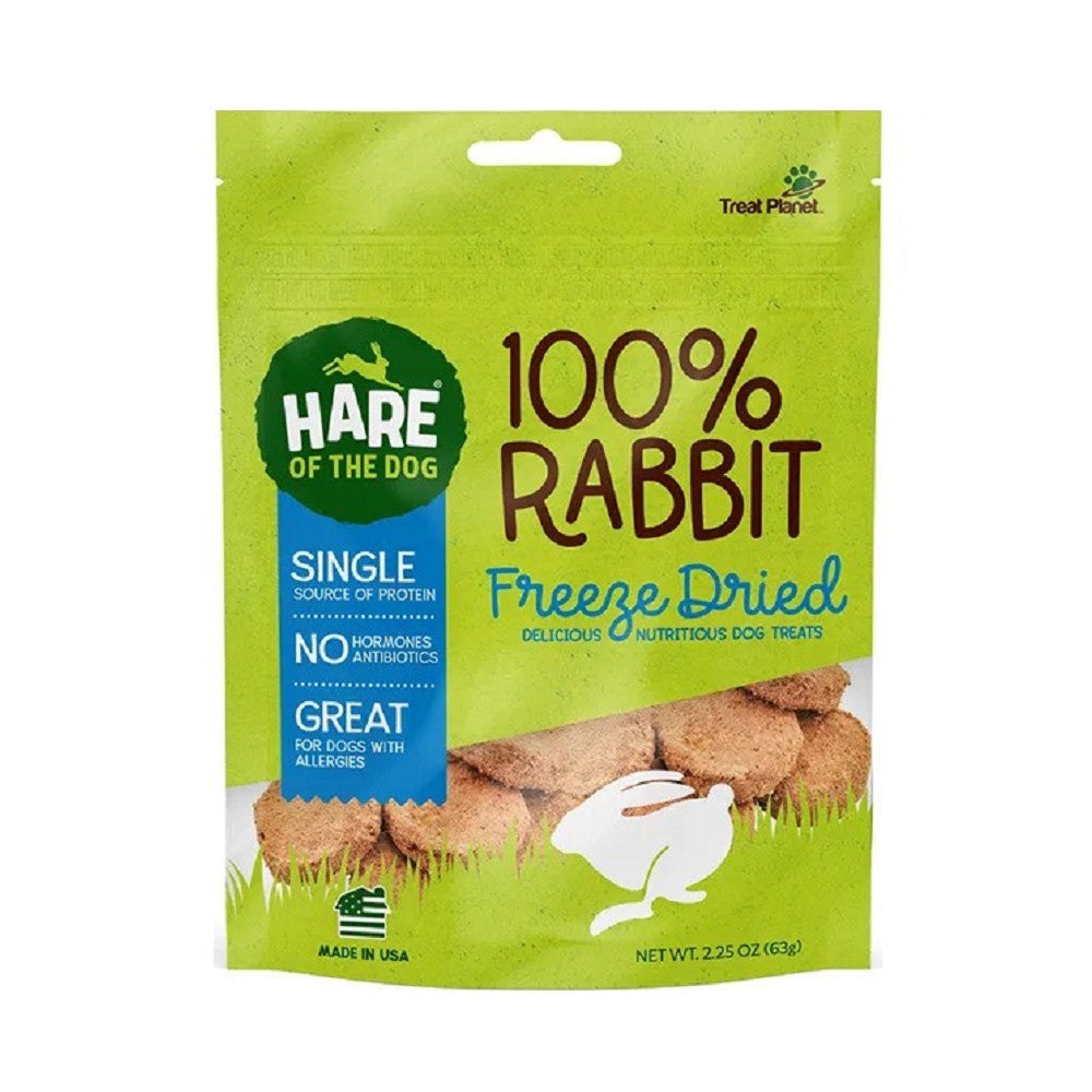 100% Freeze Dried Rabbit Dog Chew