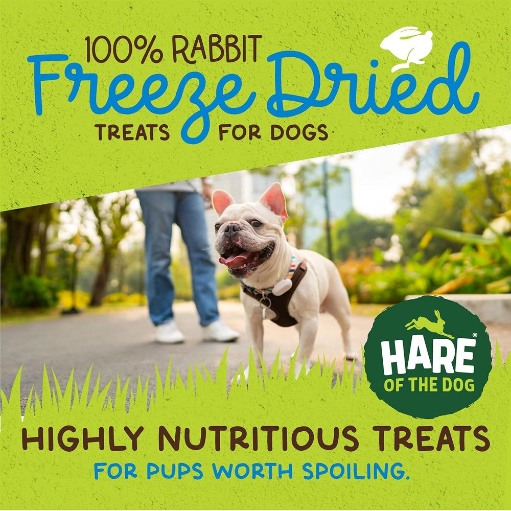 100% Freeze Dried Rabbit Dog Chew