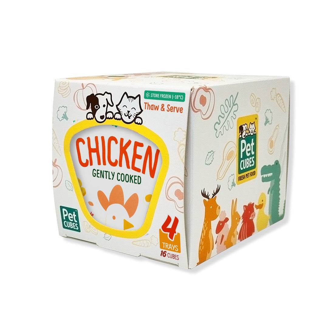 Frozen Fresh Human-Grade Gently Cooked Chicken Adult Dog Food