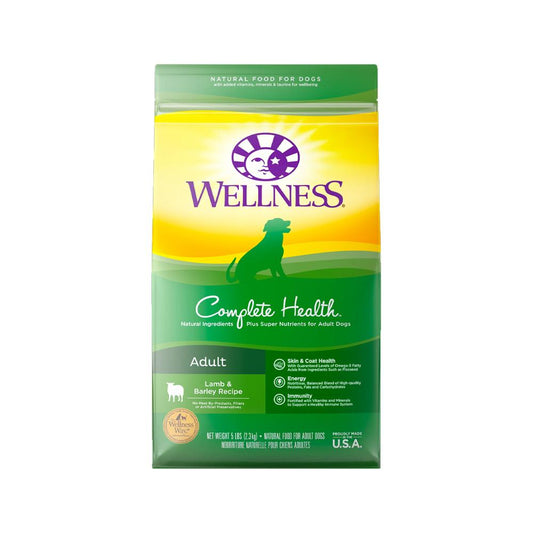 Wellness - Complete Health Lamb & Barley Adult Dog Dry Food 30 lb