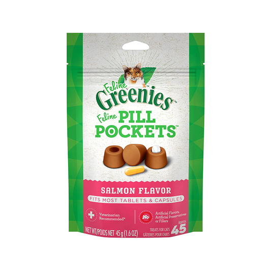 Greenies - Salmon Pill Pocket Cat Treats 1.6 oz