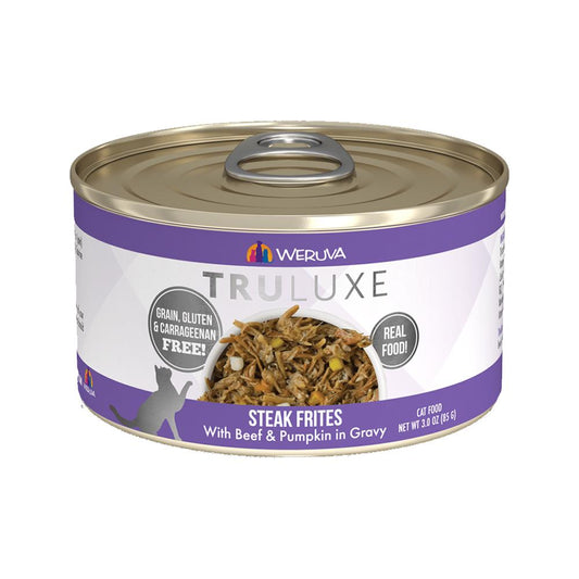 Weruva - Truluxe Steak Frites Beef & Pumpkin in Gravy Cat Can 3 oz