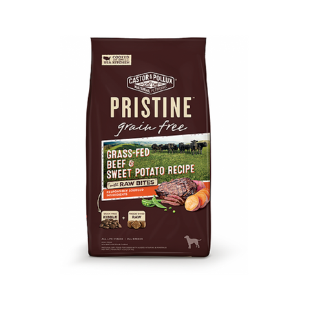 PRISTINE Adult Grain Free Dog Dry Food Beef