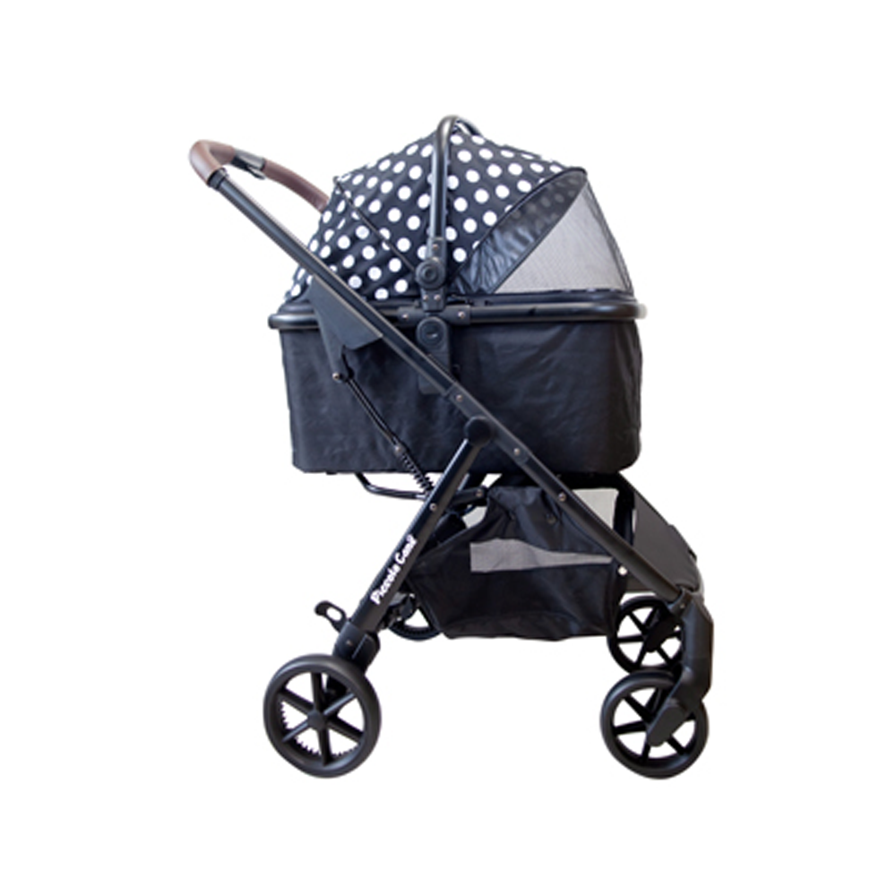 Piccolo Cane - Eco Liona Pet Stroller Black / White